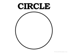 Circle Shape Cutout Free Vector Coloring Pdf, Free Vectors File